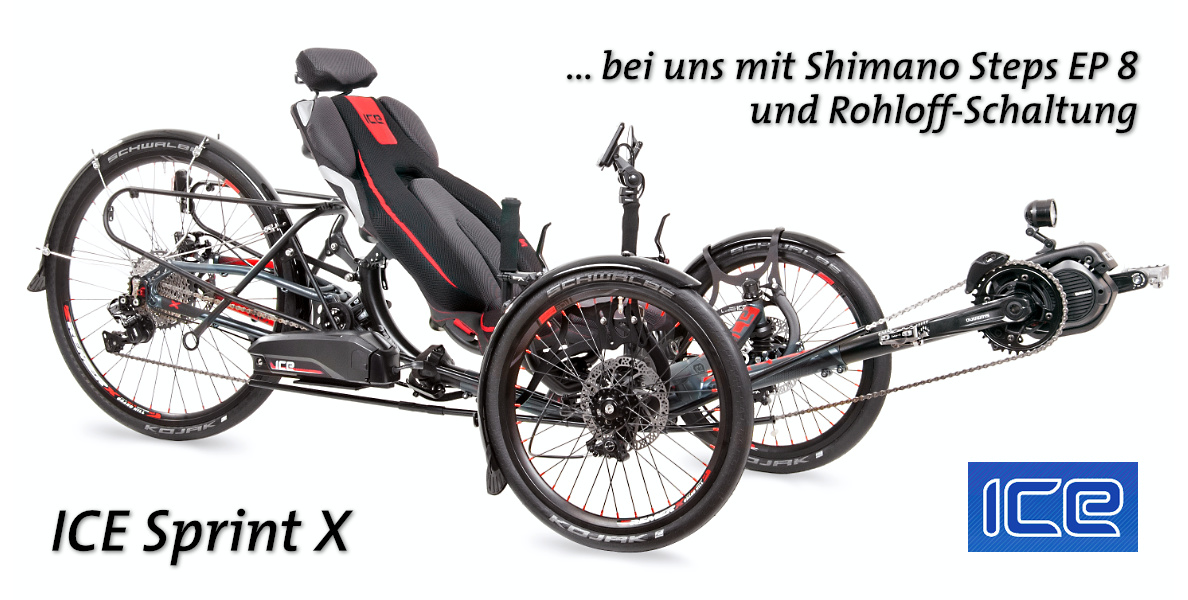 ICE Sprint X mit Shimano Steps